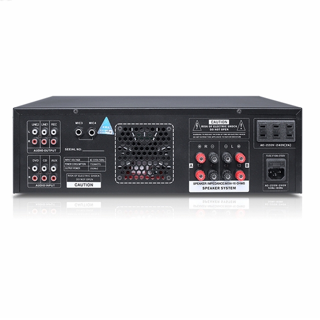 MORIN Audio 2 Channels Digital Amplifiers Stage Karaoke DJ 800W Power Professional Amplifier