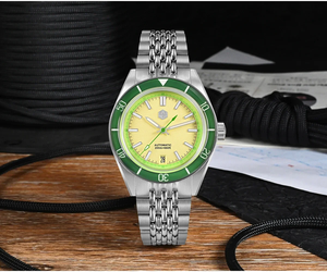 San Martin SN0116B 39,5mm Reloj DE BUCEO DE VERANO Moda <span class=keywords><strong>Fun</strong></span> Fruit Series Hombres Relojes deportivos NH35 Reloj mecánico automático 20 ATM - Product Image 4