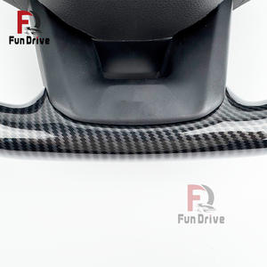 Volant personnalisé en fibre de carbone <span class=keywords><strong>Toyota</strong></span> Gr Corolla Hiace Mark <span class=keywords><strong>X</strong></span> Prado 120 Yaris Rav4 Innova Vitz Crown 4runner Hilux Lc 100 - Product Image 5