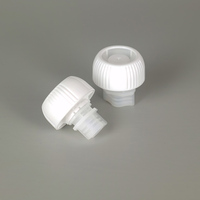 Capuchon anti-étouffement en PE de 8,6 mm en forme de champignon, en plastique de qualité alimentaire, pour poche de purée de fruits pour bébé