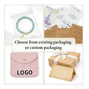 Bracelet en pierres naturelles bohèmes pour la guérison métaphysique, bijoux en acier inoxydable pour les promotions de la fête des mères - Product Image 3