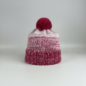 Nouveau design, <span class=keywords><strong>bonnet</strong></span> en tricot chaud d'hiver avec <span class=keywords><strong>pompon</strong></span> en fil AB coloré - Product Image 1