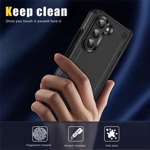 Hai lớp PC <span class=keywords><strong>TPU</strong></span> chống trượt trở lại bìa cứng Armor điện thoại trường hợp đối với Samsung Galaxy Z gấp <span class=keywords><strong>5</strong></span> 4 3 - Product Image 3