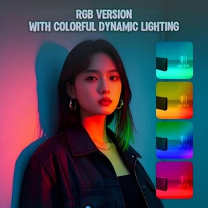 Lumière LED RGB professionnelle pour photographie avec clip réglable pour éclairage de <span class=keywords><strong>maquillage</strong></span> et effets de studio, design portable - Product Image 4