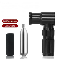 Pompe à vélo ENLEE, gonfleur de pneus CO2, libération d'air contrôlée par pression, mini pompe à vélo portable