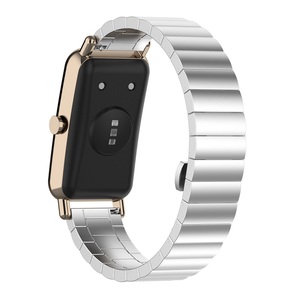 Bracelet de remplacement d'accessoires de bracelet intelligent en acier inoxydable pour <span class=keywords><strong>Huawei</strong></span> Watch Fit <span class=keywords><strong>Mini</strong></span> One Bead Bracelet de montre en métal - Product Image 3