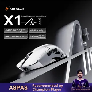Souris de jeu sans fil <span class=keywords><strong>ATK</strong></span> Blazing Sky X1 Air Plus PAW3955 Master Dual 8K 48g 850IPS 75G légère ergonomique double mode 0.163ms - Product Image 1