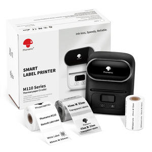 Phomemo <span class=keywords><strong>M110</strong></span> impresora de código de barras de etiquetas mini térmica inalámbrica Bluetooth impresora de etiquetas Bluetooth para pequeñas empresas - Product Image 5