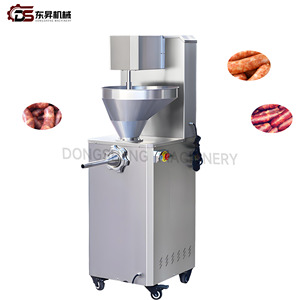 Máy làm xúc xích bằng thép không gỉ, chống ăn mòn, đạt tiêu chuẩn thực phẩm, thân trơn, dành cho các xưởng chế biến thịt cừu, máy nhồi xúc xích đứng - Product Image 5