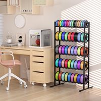 Support de rangement pour filament d'imprimante 3D écologique, réglable, 5 niveaux, en métal robuste, léger (2,5 kg), sur pied