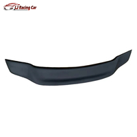 Accessoires de voiture Noir brillant/Fibre de carbone Look ABS Arrière Coffre de voiture Spoiler Wing Trim Cover pour Mitsubishi Lancer EX