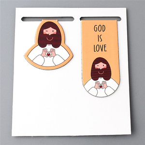 Regalos Religiosos, Regalos Personalizados, Marcador de Libros con Imán de Jesús, Dios es Amor, para la Santa <span class=keywords><strong>Biblia</strong></span> - Product Image 3