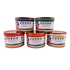 Ceres Uv Offset Printing Ink Paper For PET PVC Carton Packing Thailand Environmental Eco Solvent Ink Any Paper Vivid Color