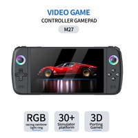 Consola de Videojuegos Portátil Retro M27, Pantalla IPS de 7 Pulgadas, 1024*600 RGB, Joystick 3D, Reproductor de Juegos con Wi-Fi