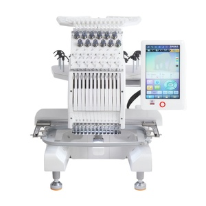 Machine à broder multi-aiguilles 1 tête 12 aiguilles pour la broderie de voiles de mariée, chaussettes et serviettes - Product Image 6