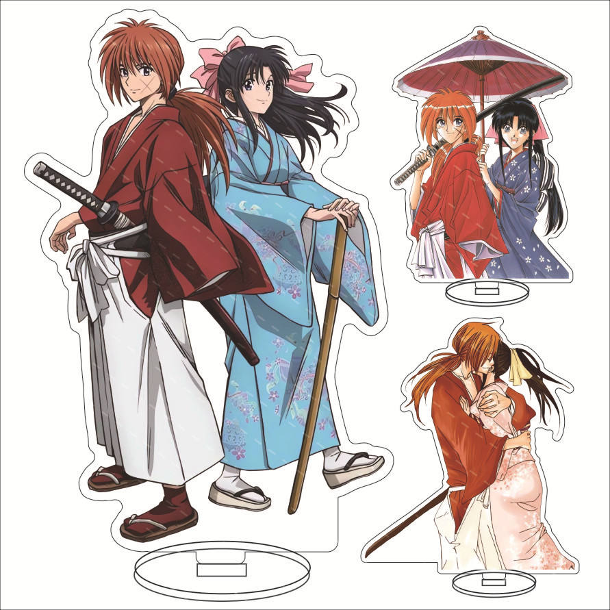 15CM New Anime Rurouni Kenshin Figures HIMURA KENSHIN Acrylic