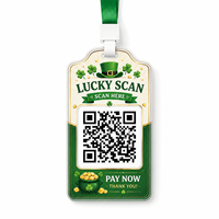 Panneau de remerciement pour les fêtes, personnalisé, étanche et durable, en acrylique pour comptoir de magasin, avec QR code de paiement et cordon coloré