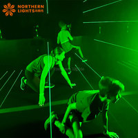 Jeu de laser interactif populaire Northern Lights Laser Tag Maze, jeu de laser lumineux d'intérieur, capteurs sensibles, plusieurs joueurs, écran de 17 pouces