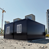 Garage préfabriqué sur mesure avec portes à double volet roulant, bâtiment modulaire en acier portable pour le stockage de voitures
