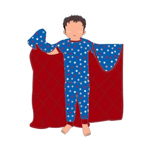 Qingli OEM Custom Factory NO Tariff Bamboo Quilted Blanket Stars Print for Little Baby High Quality for All Season - Product Image 3