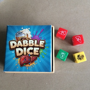 Juego de dados D6 de 6 caras, lisos, personalizados, al por mayor, de 8mm y 16mm, de precisión, para <span class=keywords><strong>Ludo</strong></span> y D&D, con puntos, acabado mate negro - Product Image 3