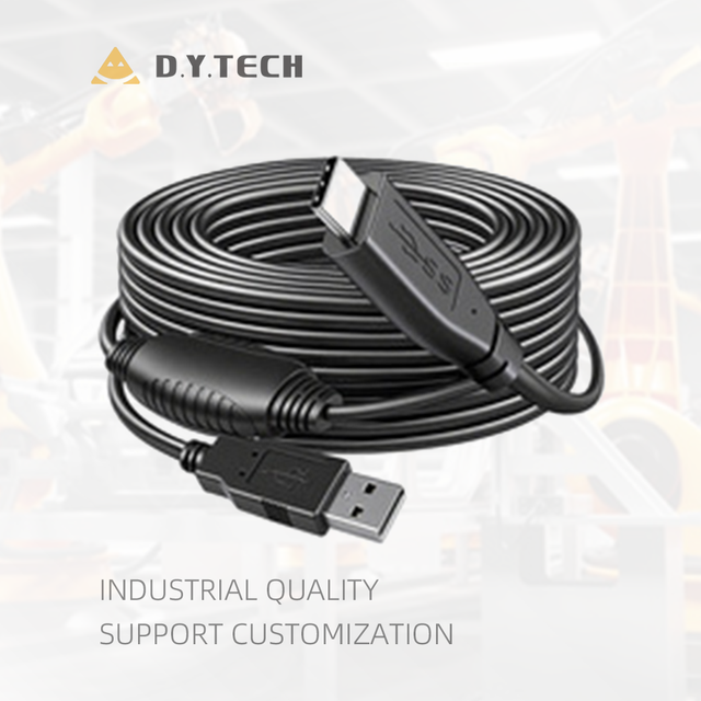 8M/10M/15M Active USB2.0 A-Male to Type-C Male Extension Cable with Signal Booster for Camera & Computer Use 5Gbps Bandwidth
