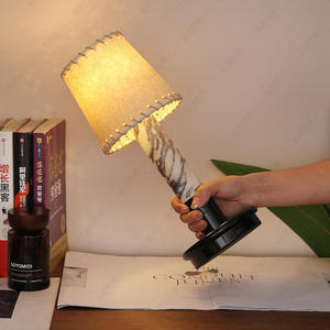Illuminate Stone Table <b>Lamp</b> E27 LED <b>Touch</b> Control Eye Caring For Study Bedroom <b>Bedside</b> Decorative Artistic Ornament - Product Image 3