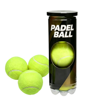 Balle de padel FIP Standard 47% laine, approuvée ITF, OEM, haute qualité, durable, écologique, portable, couleur personnalisable, OEM/ODM