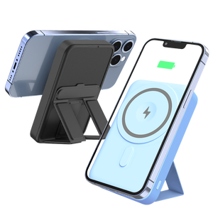 Banco de energía inalámbrico magnético PD 22,5 W de carga rápida Mag con soporte seguro plegable y pantalla digital <span class=keywords><strong>PowerBank</strong></span> 10000mAh para iPhone - Product Image 5