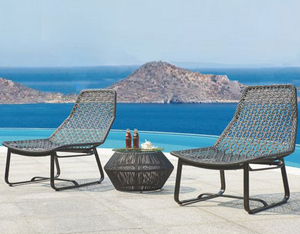 Ensemble de canapés de salon en aluminium moderne et durable à 3 pièces, meubles de patio d'extérieur, salon, salle à manger, hôtel, villa, canapé - Product Image 3