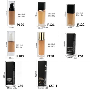 Base Hidratante para Maquiagem Profissional com Acabamento Fosco, Creme Corretor Líquido à Prova d'Água, Cosmético de Marca - Product Image 5