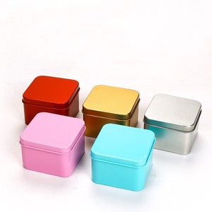 Popular new arrivals New style metal custom printed small size gift tin box sliver custom tin metal box
