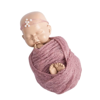 Recurso Didáctico: Muñeca Simulada de Bebé Recién Nacido para Prácticas de Fotografía, Articulaciones Flexibles, CE/ISO