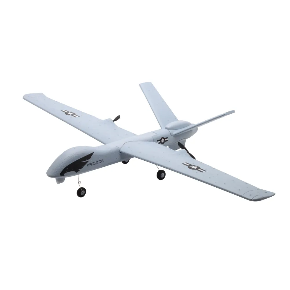 Z51 Predator RC Jet Hand Build <span class=keywords><strong>DIY</strong></span> Global Hawk Vliegtuig Vliegtuig 2.4G 2CH Afstandsbediening RC Vliegtuig Vaste Vleugel zweefvliegtuig RC Drone