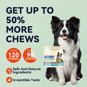 Suplemento Masticable Probiótico y Prebiótico para Mascotas <span class=keywords><strong>de</strong></span> Marca Privada OEM, para la Salud Intestinal, la Piel y el Pelaje, Alergias e Inmunidad en Perros - Product Image 3