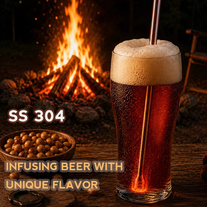 Stainless Steel 304 <strong>Beer</strong> Caramelize Poking Tool Smoky Aroma Toasty Caramel for Dark <strong>Beers</strong> Warm &amp; Cool Mouthfeel for <strong>Beer</strong> Lovers - Product Image 5