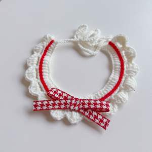 Kalung Rajut Kucing Era Fine Grosir <span class=keywords><strong>2026</strong></span>, Kalung Hewan Peliharaan Buatan Tangan dengan Dasi Kupu-kupu, Syal Wol Tenun Tangan, Kalung Hewan Peliharaan Lucu - Product Image 1