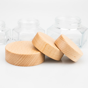 Bouteille de crème Vietnam WeWood avec couvercles en bois naturel et bouchon à vis fermetures de pots d'emballage de crème pour le visage de qualité supérieure - Product Image 5