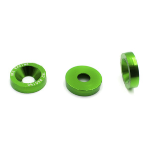 Aluminum <b>Hood</b> Riser Kit Green 4pcs With Bolts For Car <b>Engine</b> Ventilation Upgrade - Product Image 2