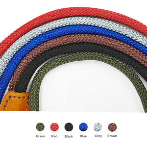 Tali hewan peliharaan 2 dalam 1, aksesori hewan peliharaan tali nilon panjang rompi timbal tali anjing dapat disesuaikan dan Harness Set untuk anjing kecil sedang besar - Product Image 4