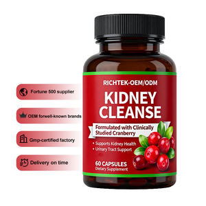 Suplemento sin OMG y sin gluten, suplemento dietético para el tracto urinario, cápsulas de arándano vegetariano - Product Image 1