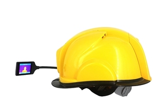 防火用4G GPSPTTスマート消防ヘルメットカメラ熱照明ライブストリーミング監視カメラ - Product Image 2
