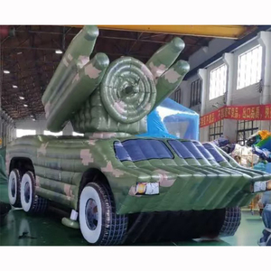 Décoration extérieure gonflable géante : Grand modèle de char d'assaut, de voiture blindée, de lance-roquettes, de <span class=keywords><strong>Panzer</strong></span> pour promotion et exposition - Product Image 3