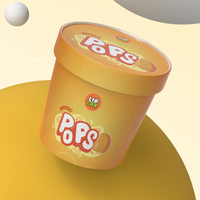 Crème glacée fraîche et rafraîchissante au goût onctueux et crémeux Formes variées et couleurs riches Compacte et exquise