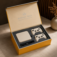 Boîte magnétique rigide écologique avec gaufrage, pelliculage mat et éponge, en carton recyclable pour console de jeu – Fabrication OEM