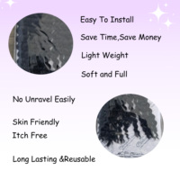 Extensions de cheveux synthétiques à boucles italiennes pour crochet, 18 pouces, 240g, pré-bouclées, sans nœuds, faciles à poser pour débutants, style protecteur