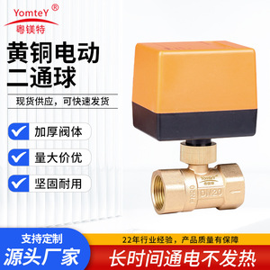 Guangdong Magnesium Special Electric Two Way Ball Valve 1 In Thread Automatic Water Control For Central Air Conditioning - Product Image 5