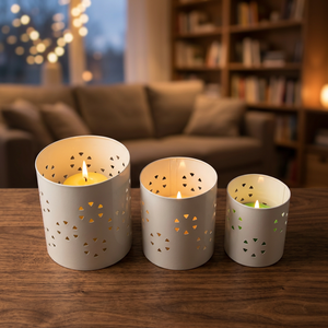 Juego de 3 Portavelas de Hierro - Product Image 2