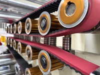 Machine à agrafer semi-automatique à deux pièces pour boîtes en carton ondulé