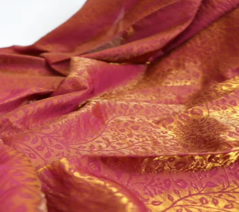 Two Tone Shiny Viscose Silk Nylon Rayon Polyamide 3D Satin Chiffon Jacquard Fabrics